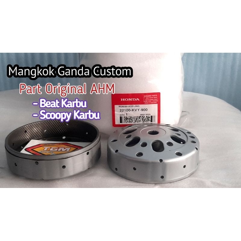 MANGKOK CVT KAMPAS GANDA BEAT KARBU SCOOPY KARBU CUSTOM ANTI GREDEK