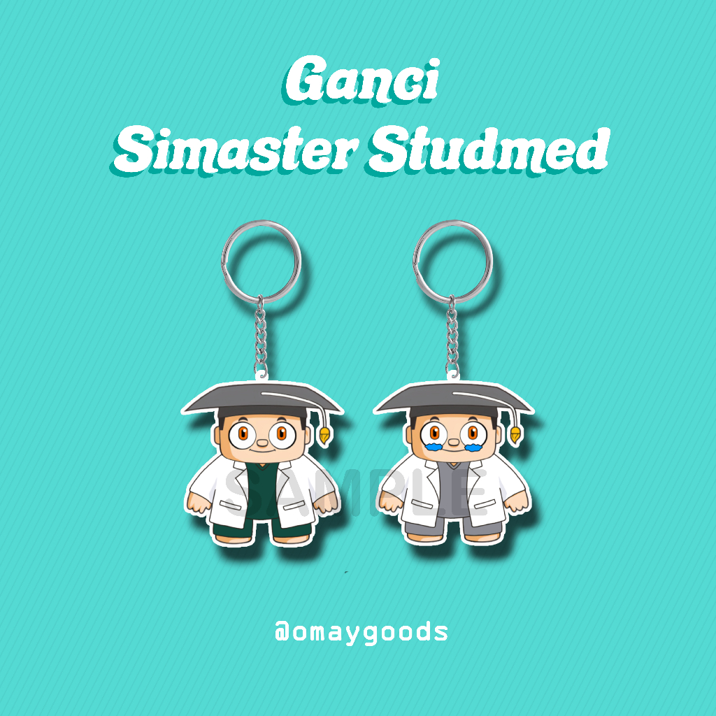 Gantungan Kunci Simaster UGM Studmed Series