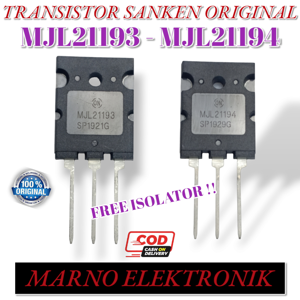 TR TRANSISTOR MJL21193 MJL21194 MJL 21193 21194 STANDAR