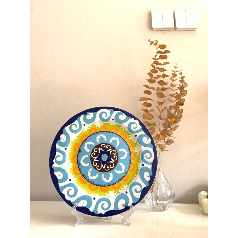 1 pcs DINNER PLATE MOTIF EMBOS