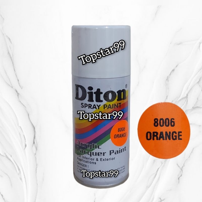 Pilok Pylok Pilok Cat Semprot Diton Stabilo Orange 8006 / Orange 150cc .