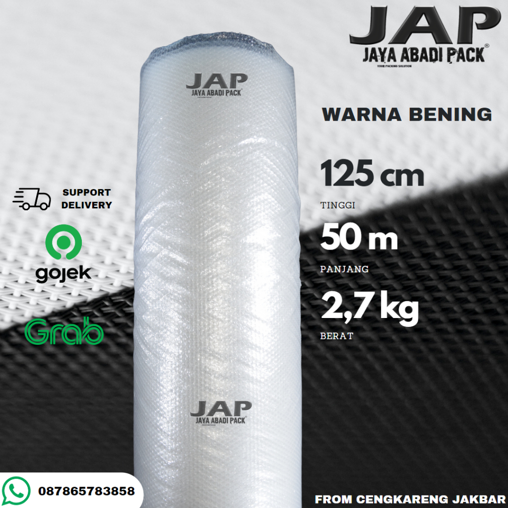 

Bubble Wrap Bening 2.7KG 125 CM X 50 M