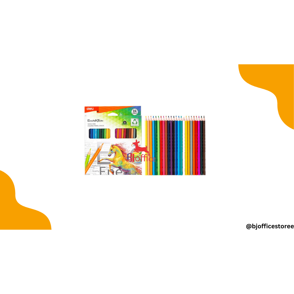 

Deli Pensil Warna Wood-Free / Colored Pencil C113 12-24 12 24 Warna