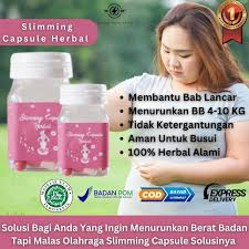 slimming capsul pelangsing herbal alami solusi diet