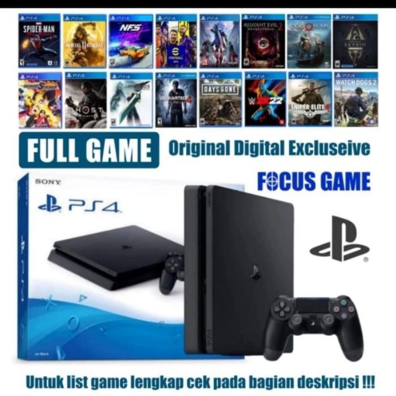 PS4 FAT/SLIM/PRO Original Sony Promo Murah PS 4 500 GB 1 TB Playstation Game
