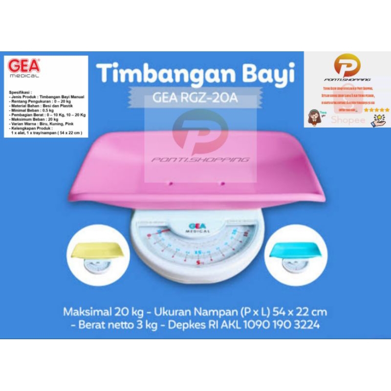 Timbangan Bayi GEA /Timbangan Berat Badan Bayi GEA