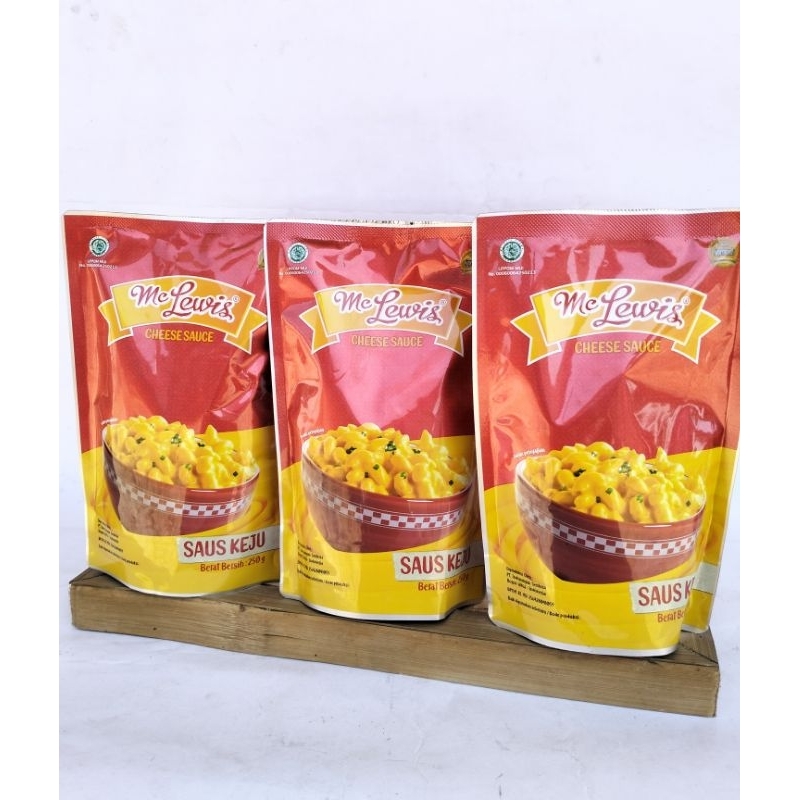 

Mc Lewis Saus Keju Cheese Sauce 250 Gram Free Bubble Wrap dan Dus Tebal