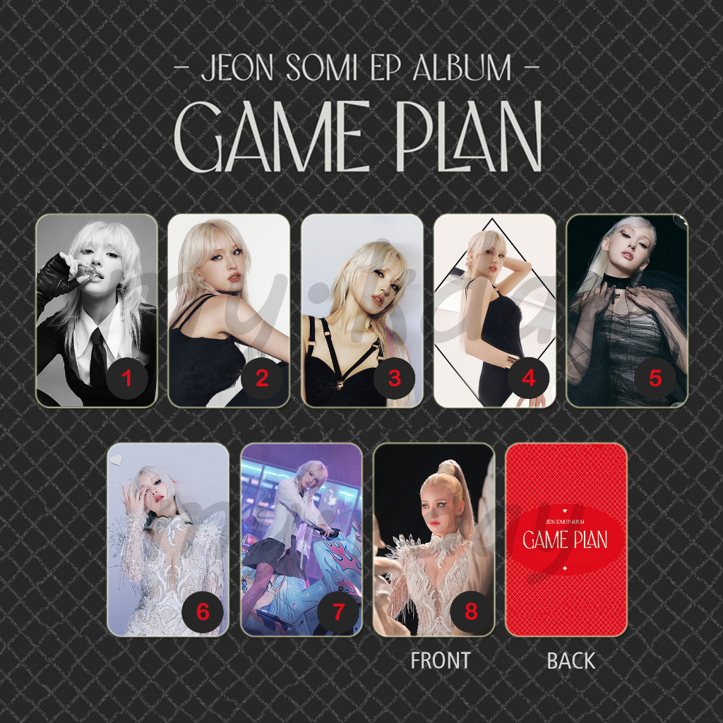 PC-1358, Unofficial Photocard Somi Game Plan 2 sisi