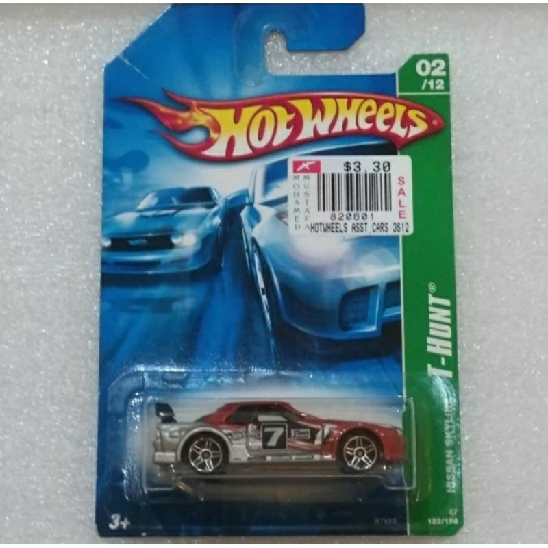 Hot Wheeks Niisan Skyline R32 T-Hunt US Card+Free Protector