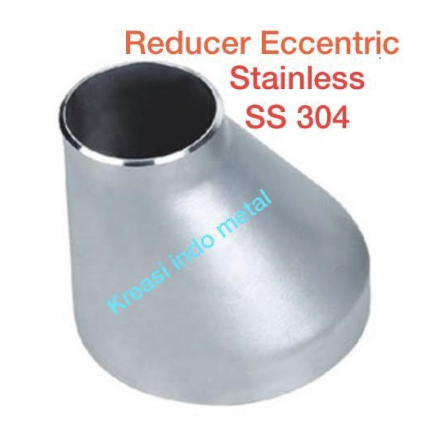 Reducer Eccentric Sch 10 SS304 (6 x 4) Eksentrik Stainless 304 Sch10
