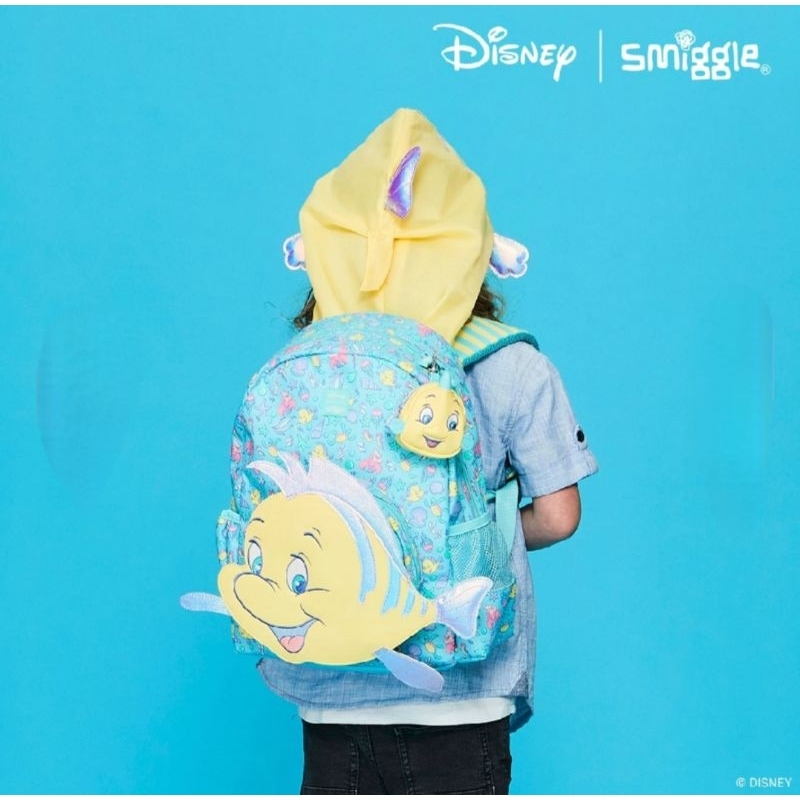 Smiggle Disney Flounder Backpack (Original)
