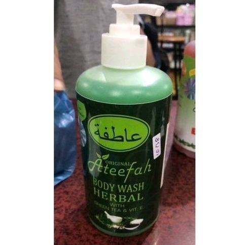 Sabun arab hijau Nalpamara 500ml body wash greentea