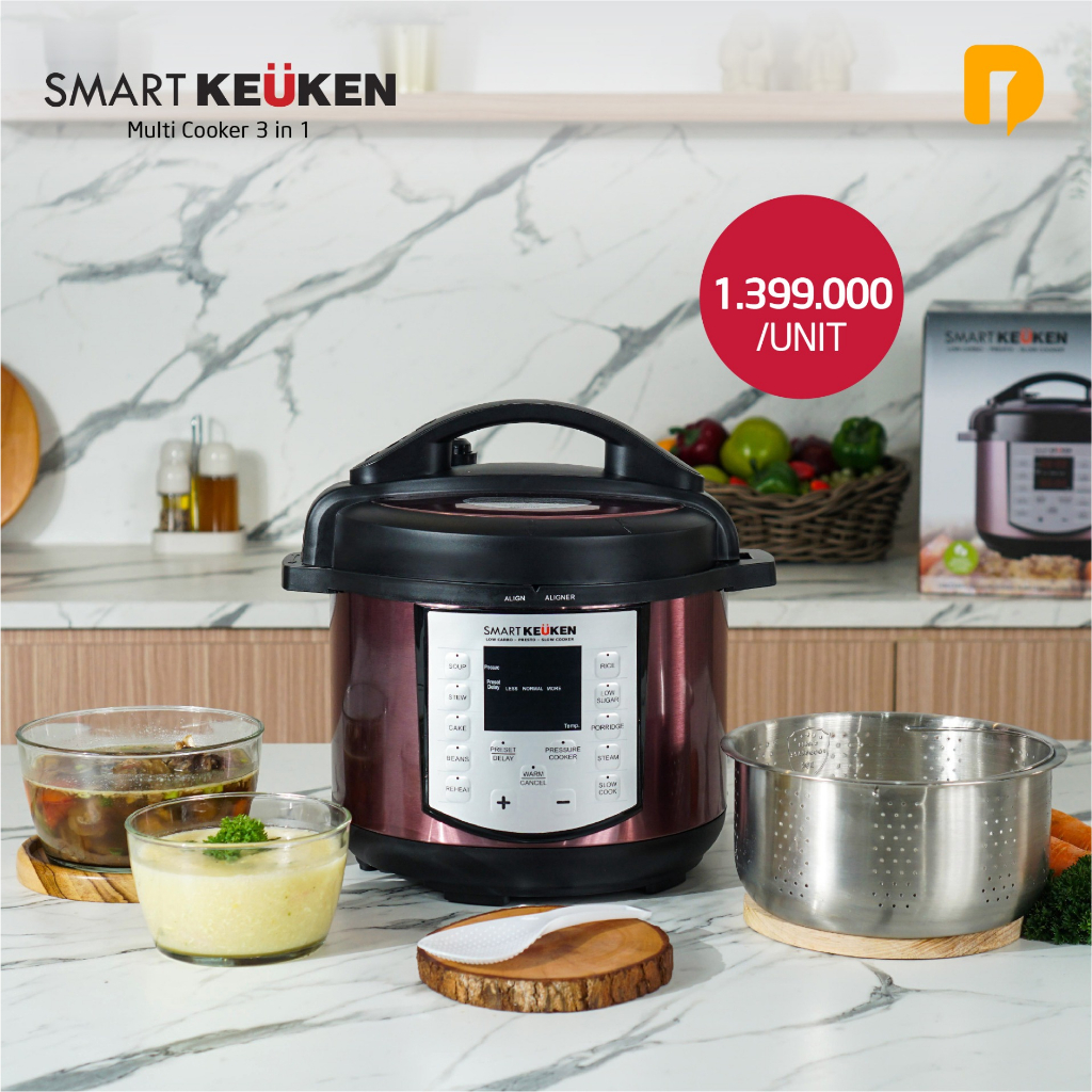 Smart Keuken Multi Cooker 3in1/Smart Cooker/Rice Cooker