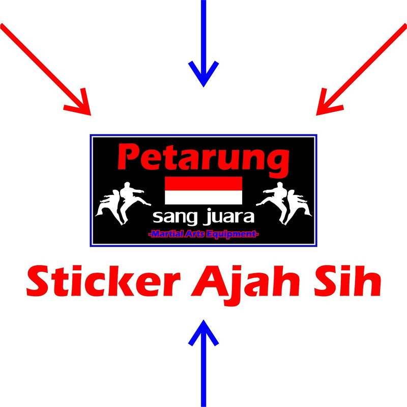 

stickers petarung 100% ori guys