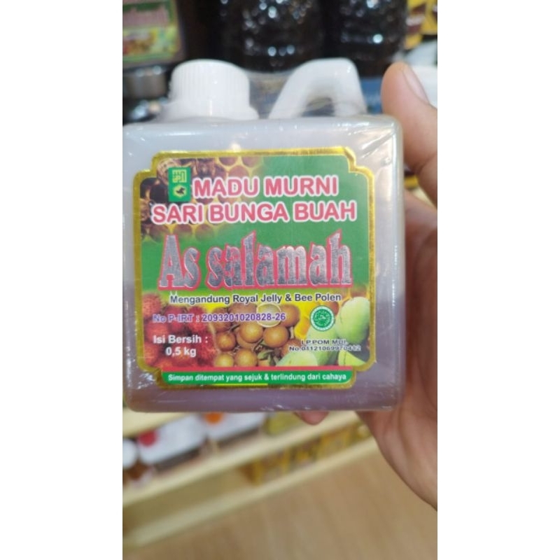 

MADU ASSALAMAH - MADU MURNI SARI BUNGA BUAH