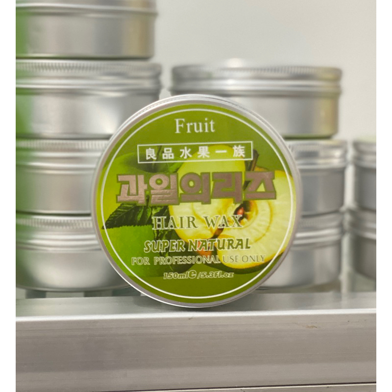 POMADE APEL HIJAU KOREA FRUIT HAIR WAX SUPER NATURAL POMADE KOREA 150ML POMADE IMPOR IMPORT