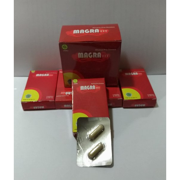 Magra Fit magrafit isi 10 kapsul - Suplemen Pria Perkasa setara vitamale Gasa-Kapsul
