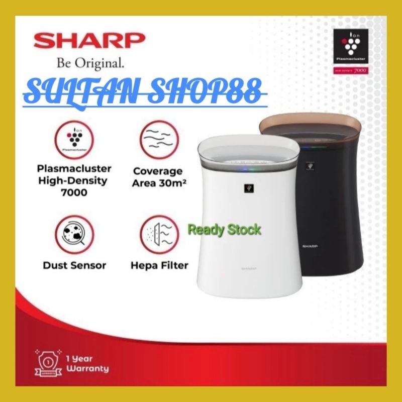 SHARP AIR PURIFIER PLASMACLUSTER FPF40YT/YW I AIR PURIFIER SHARP FPF40YT/YW