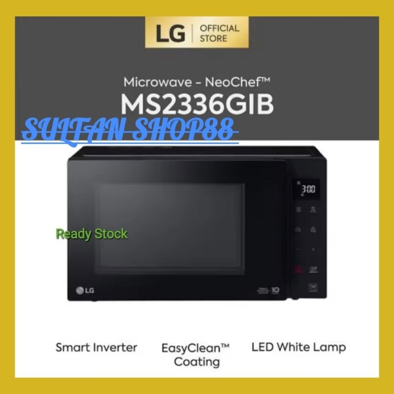 LG MICROWAVE SMART INVERTER NEOCHEF MS2336GIB l MICROWAVE LG SOLO SMART INVERTER MS2336GIB 23 LITER