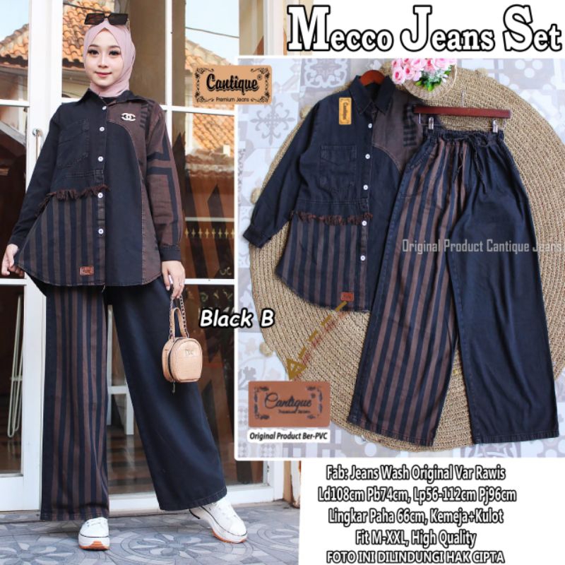 Mecco Jeans Set by Cantique / Setelan Jeans Wanita