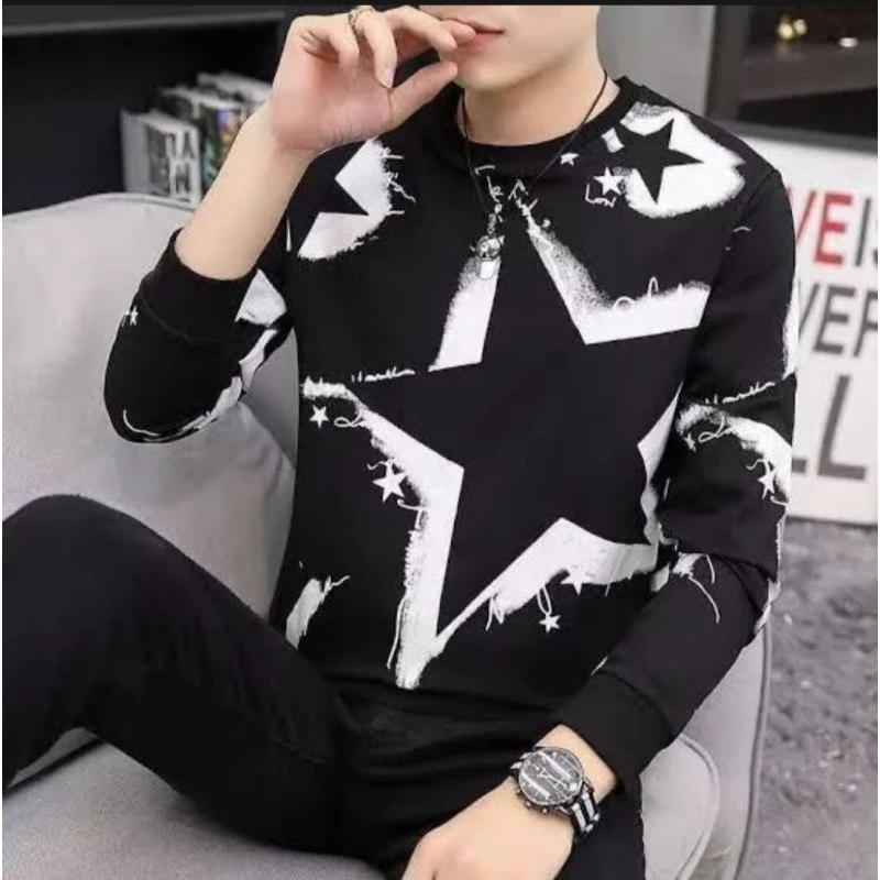 NO - Kaos Lengan Panjang Bintang Distro