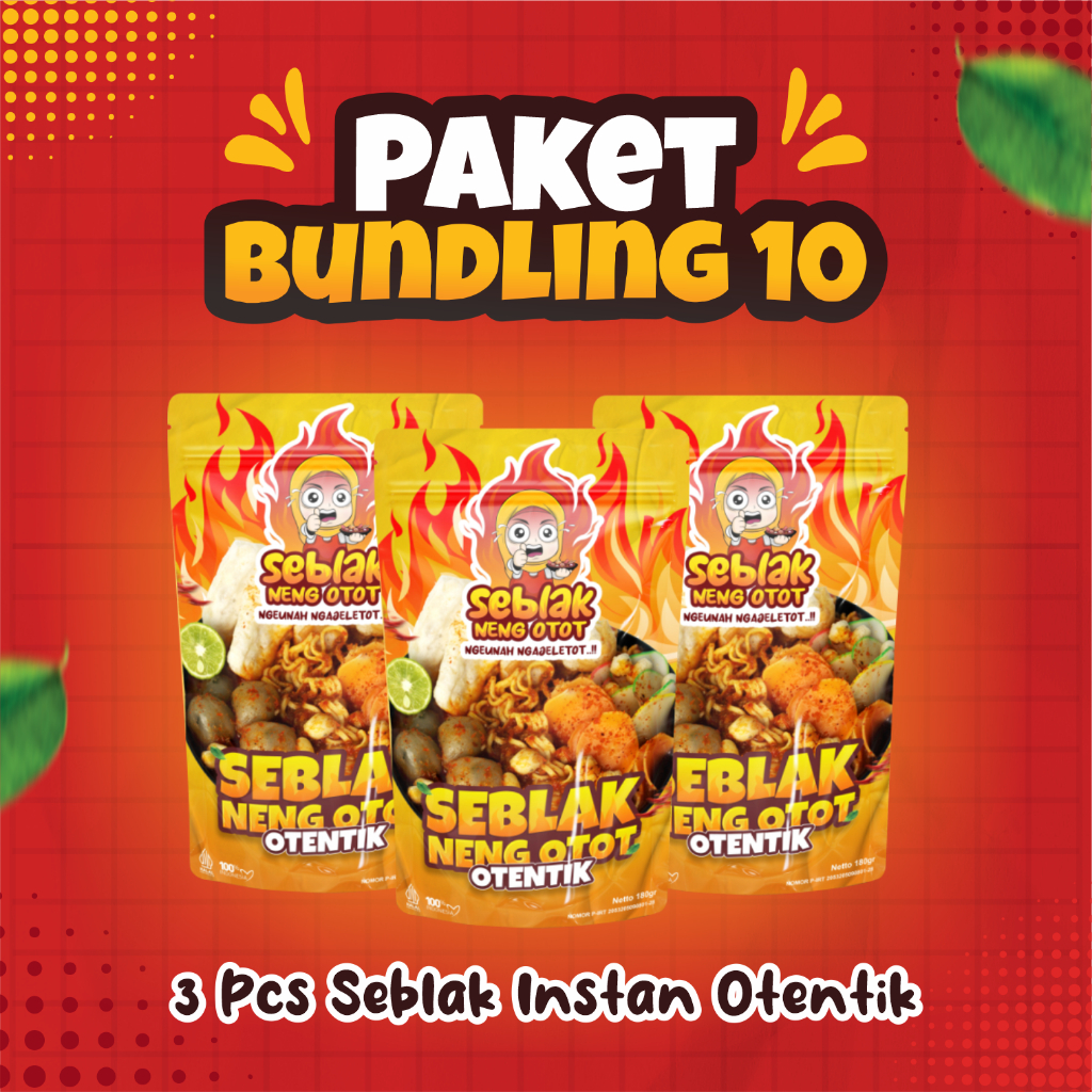 

Hemat Paket Bundling 10 Neng Otot Snack