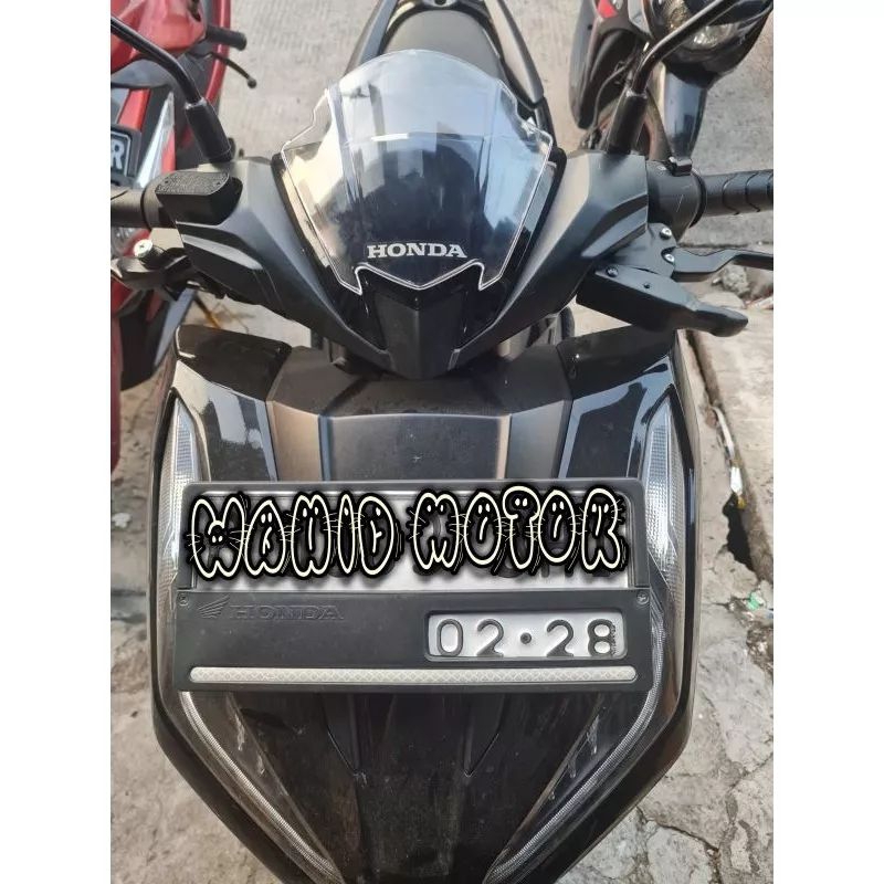 visor new vario 125 2023 hitam, smoke, bening