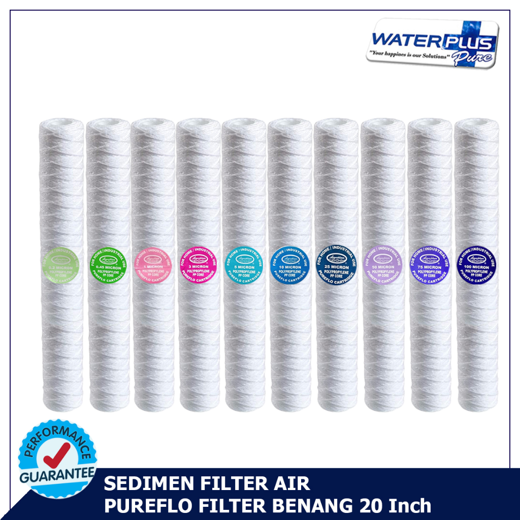 Filter Air - Cartridge Filter Benang Pureflo AQUAKLEEN 20in