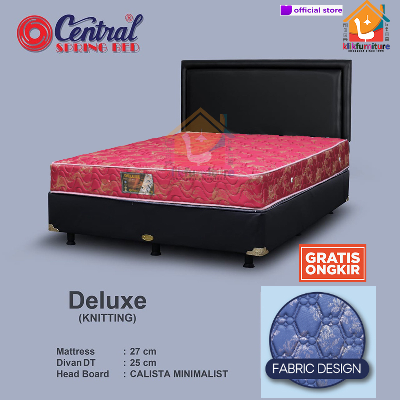 Full Set - DELUXE Sandaran Calista Minimalis Central Springbed