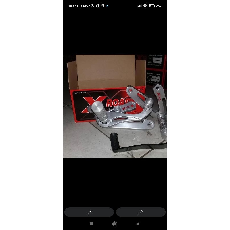 Underbone satria 2tak doble dish