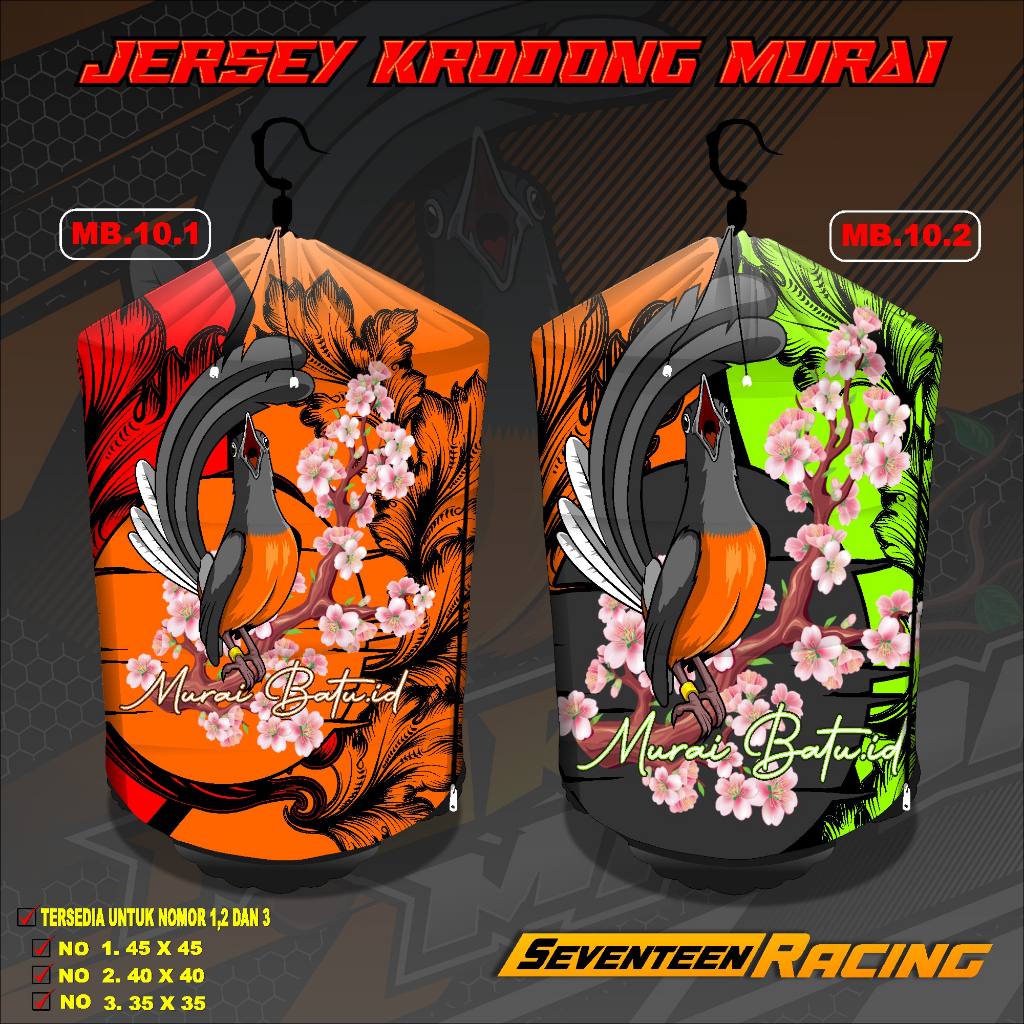 Krodong Sangkar Murai Jersey Krodong Murai Batu Premium Full Printing Anti Nrawang