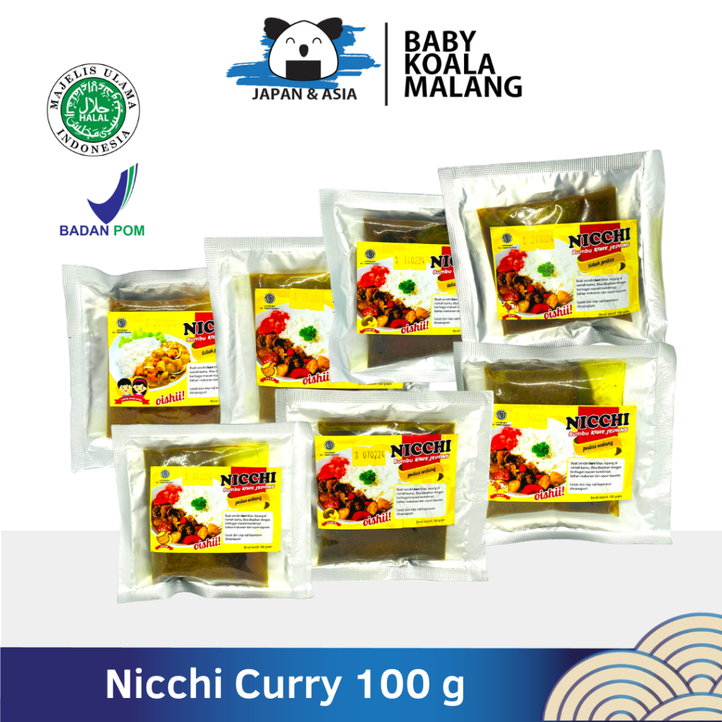 

NICCHI Golden Curry 100gr | Kare ala Jepang | Bumbu Kari Kaldu Sapi, Ayam, Jamur Bkn House SnB