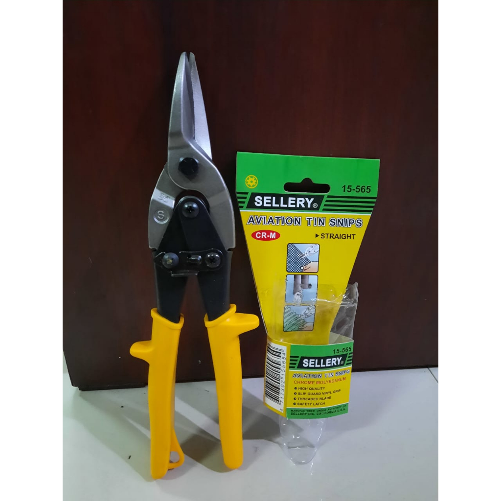 Sellery Gunting Hollow Baja Ringan Gunting Seng 10 Inch Chrome Lurus 15-565