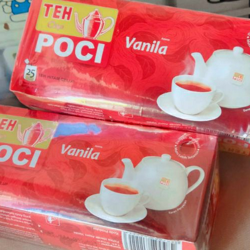 

2 PICIS TERMURAH TEH CP POCI AROMA VANILA ISI PER PICIS 25 BAGS