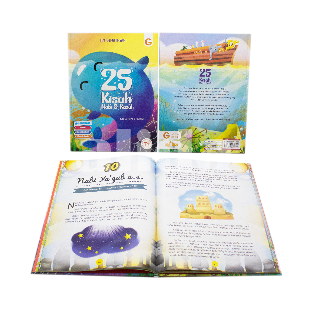 Buku Anak 25 Kisah Nabi dan Rasul - Hard Cover Buku Cerita Anak GIP