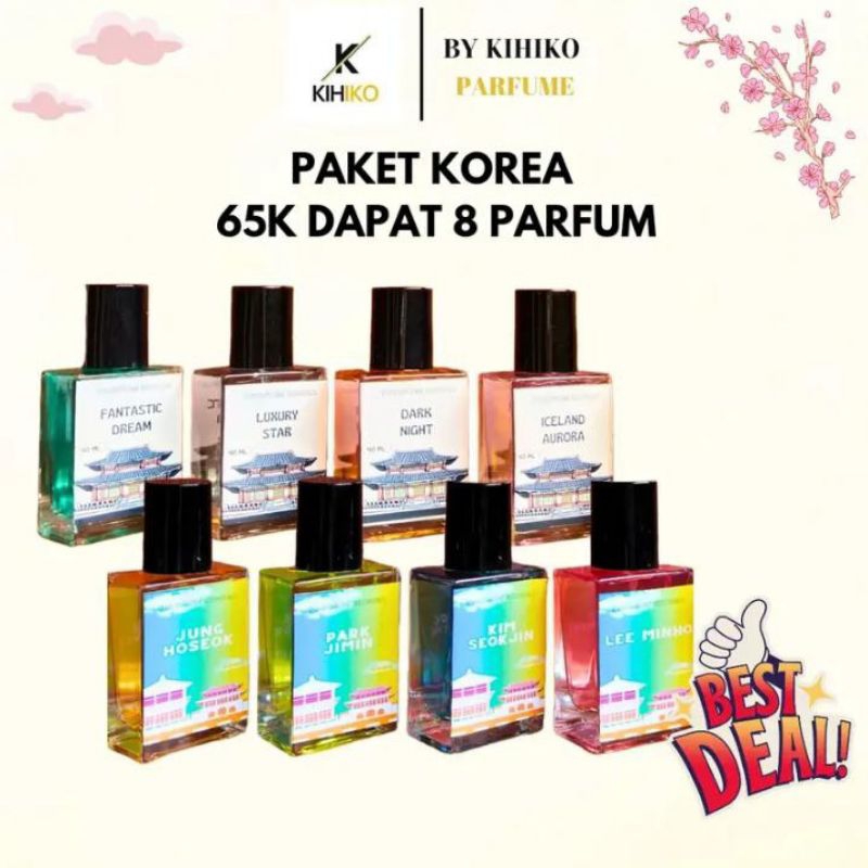 KIHIKO parfum korea 40ml dapat 8 botol