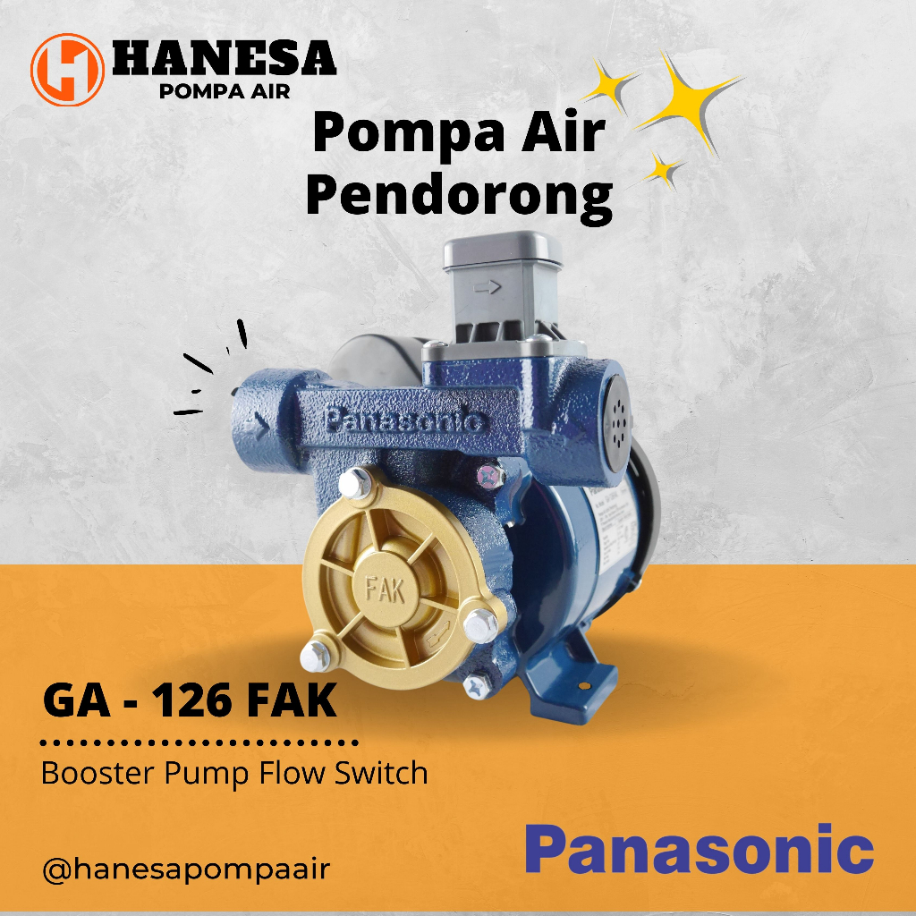 Panasonic GA 126 FAK Pompa Pendorong Otomatis