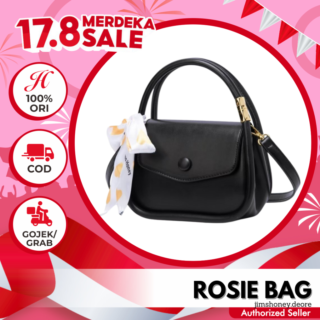 Jims Honey Rosie Bag Tas Selempang Wanita Fashion Sling Cantik Korea Cewek Import JH Ori Jimshoney