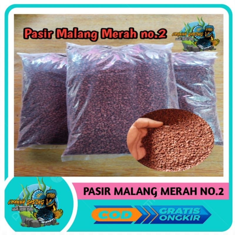 Pasir malang merah no.2 1kg
