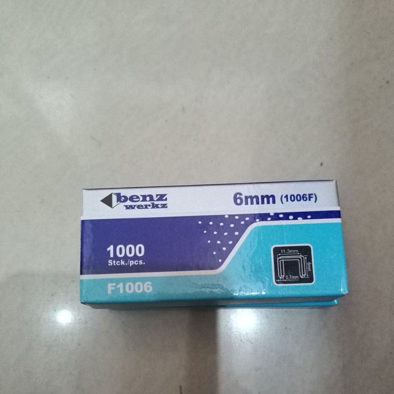 

ISI STEKER TEMBAK 6 MM/REFFIL STAPLES