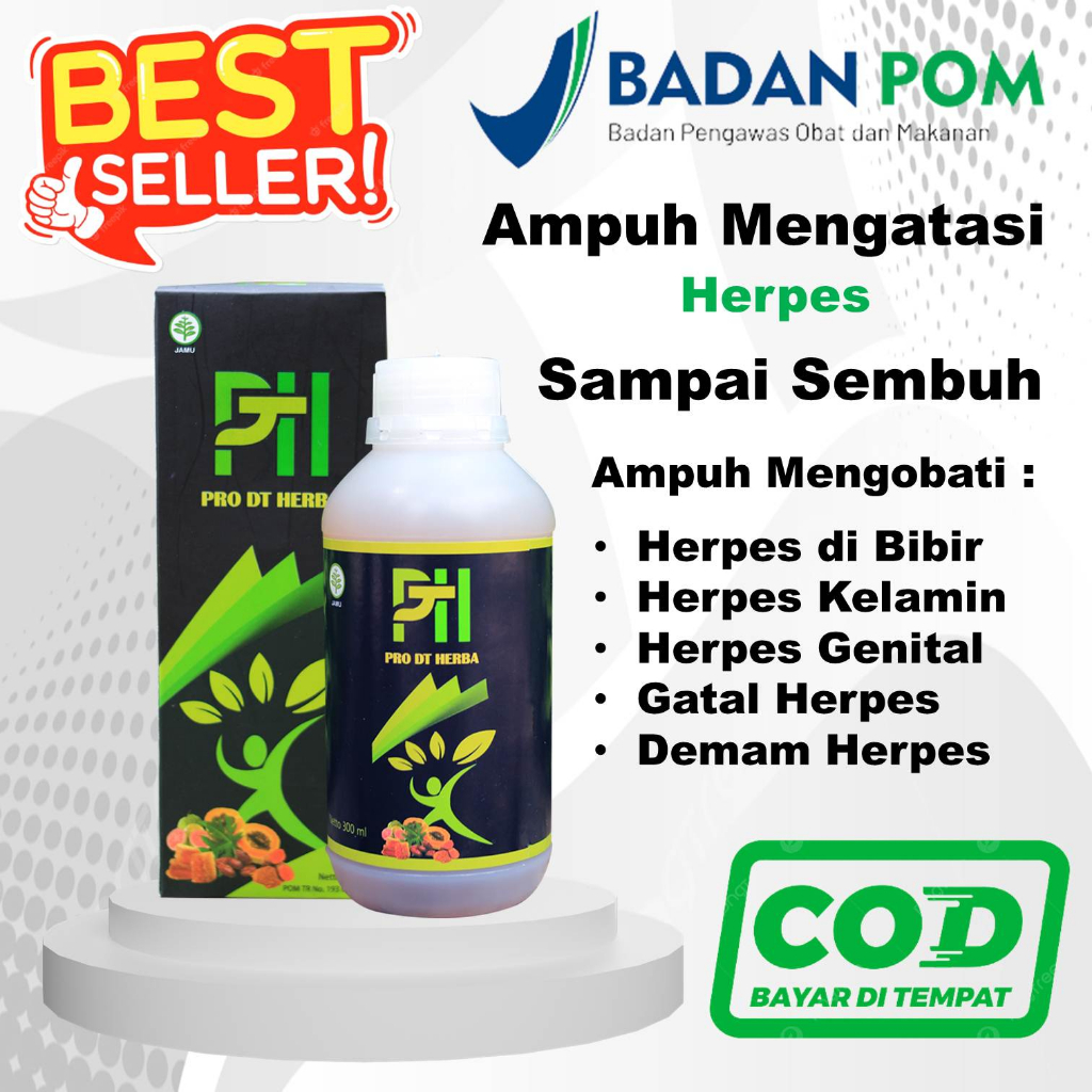Obat Herpes Kulit Paling Ampuh - Obat Herpes Genital - Obat Herpes Pada Anak Dewasa - PRO DT HERBA