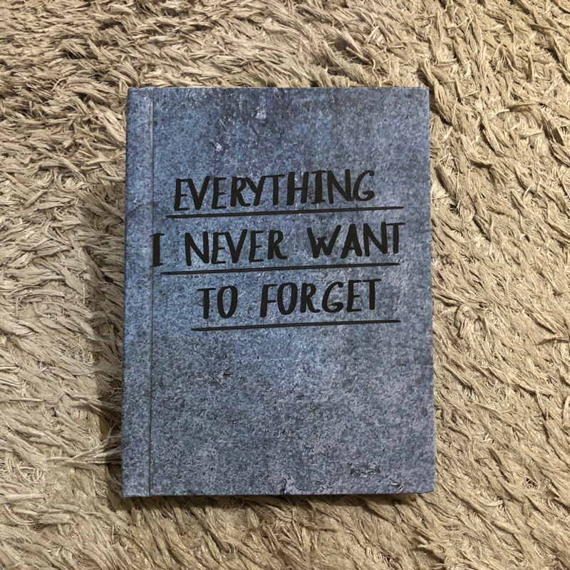 

FILL THE BLANK SPACE - Everything I Never Want to Forget | Blank Journal | Scrapbook