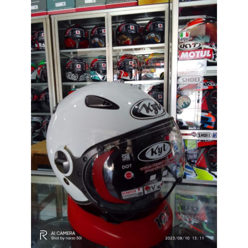 Helm Half Face KYT ELSICO SOLID