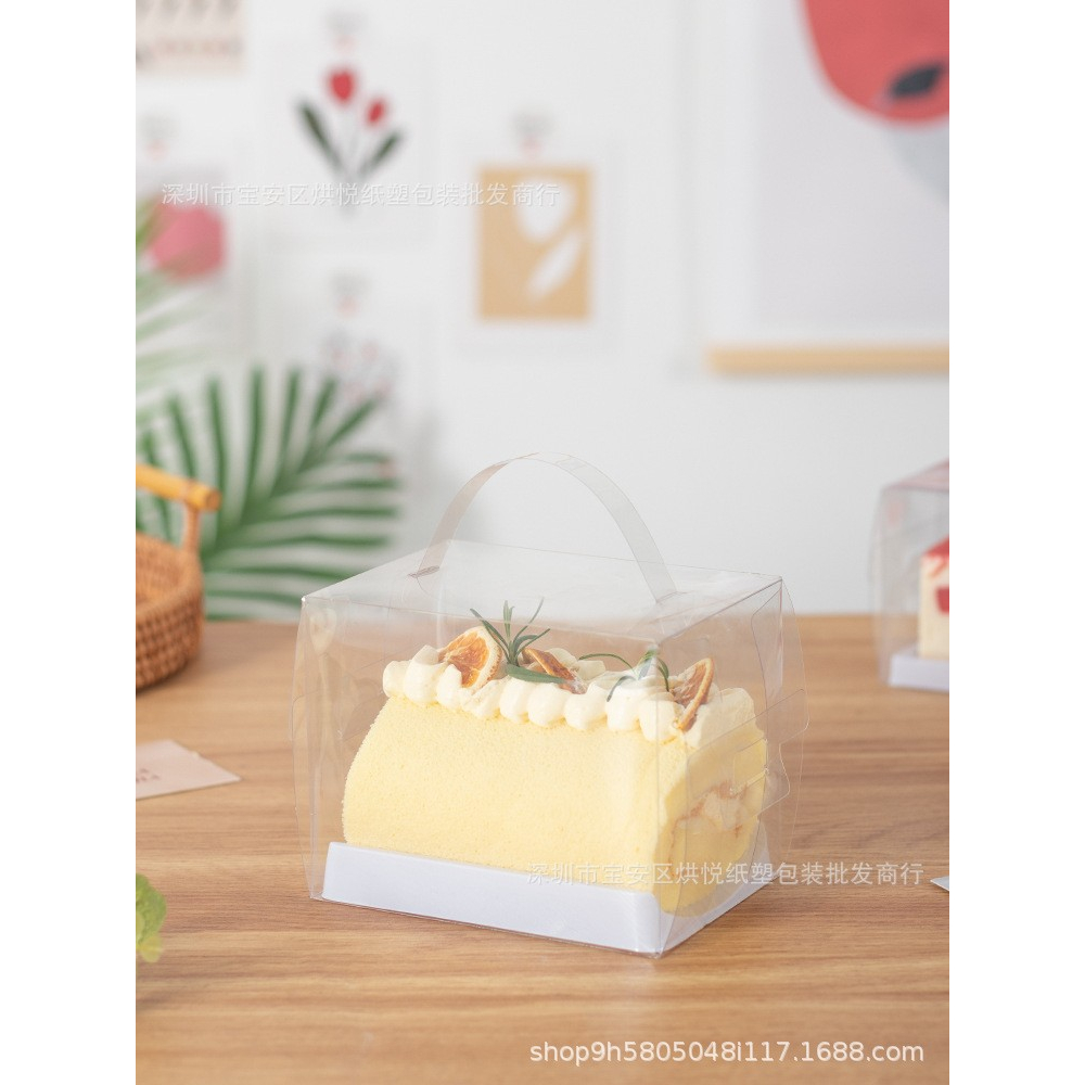 Box mika roll cake import kotak kue roll tart