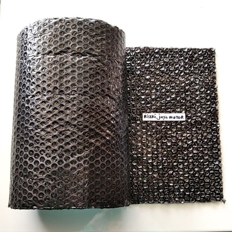 

Bubble wrap plastik pengaman hitam / putih 2000