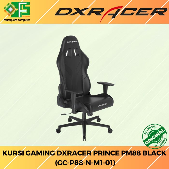 Kursi Gaming DXracer Prince PM88 Black (GC-P88-N-M1-01) Gaming Chair