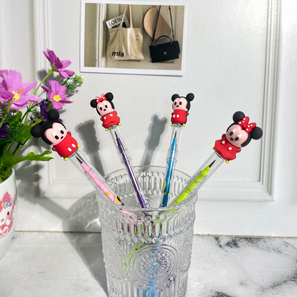 

pensil susun micky minnie pensil lucu imut bisa COD termurah import fancy kebutuhan anak sekolah lucu imut pensil kayu