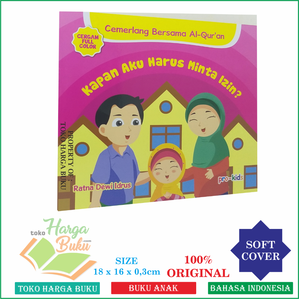 Foto Kapan Aku Harus Minta Izin Cergam Full Color Penerbit Pro Kids