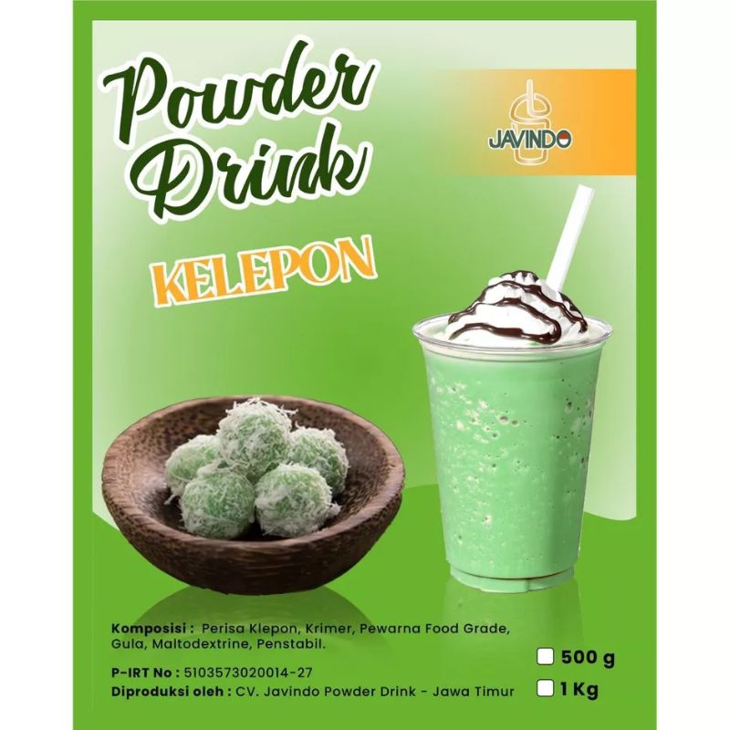 

serbuk Minuman klepon