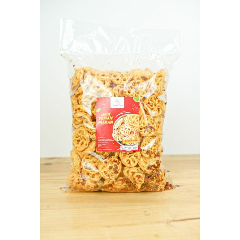 

Kerupuk sebring pedas